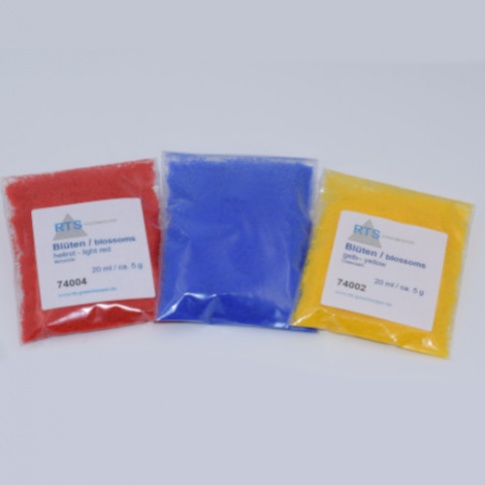 RTS GREENKEEPER® - 74051 Flowers set 1, Yellow, Lt Blue & Red